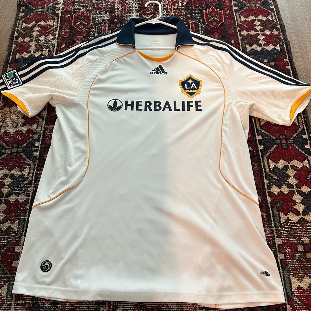 ‼️ BARELY WORN ‼️ Authentic David Beckham LA Galaxy Adidas Jersey